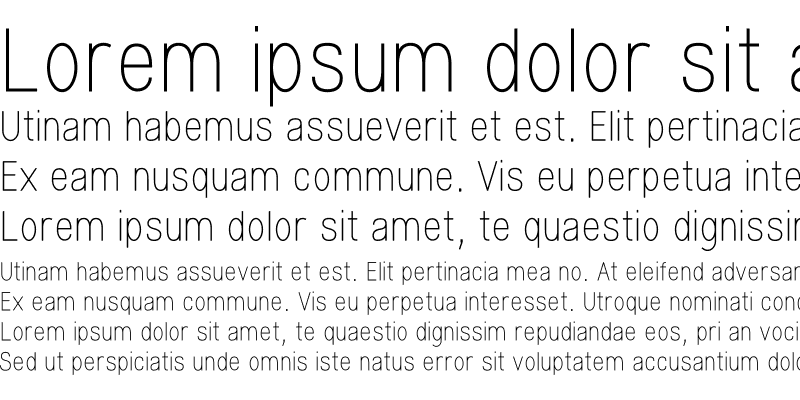 Sample of Gurvetica 32 Cond ExtLight