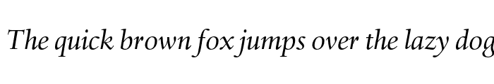 Preview of Haarlemmer MT Std Italic