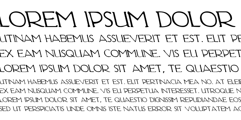 Sample of Hadriatic Leftalic Italic