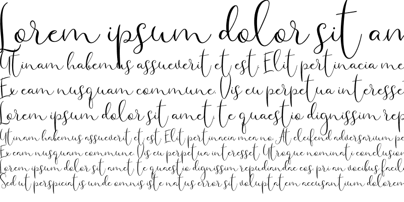 Sample of Haertbel Script