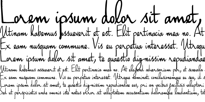 Sample of Haiku's Script v.09 Bold Bold