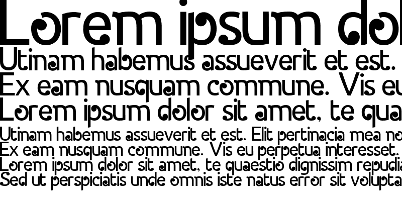 Sample of Halida Sans