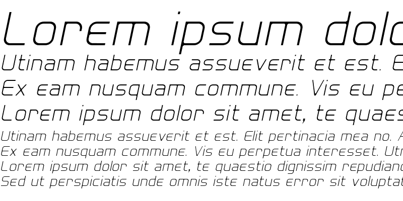 Sample of Hall Fetica Decompose Italic