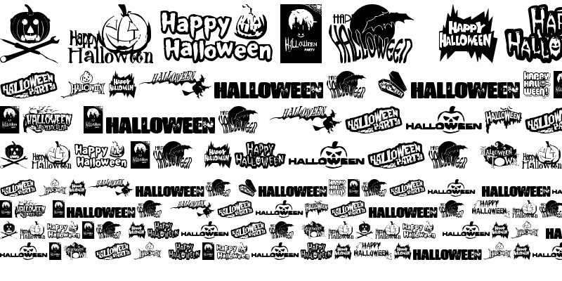 Sample of Halloween Logo Regular