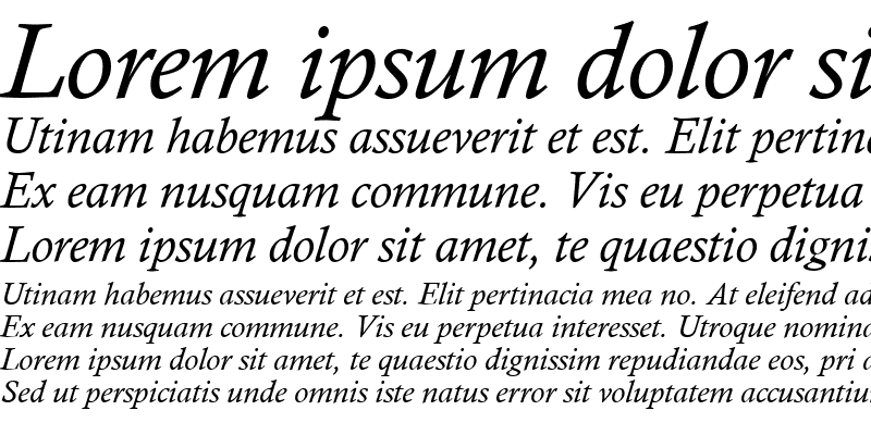 Sample of Hand That Feeds 1 Italic