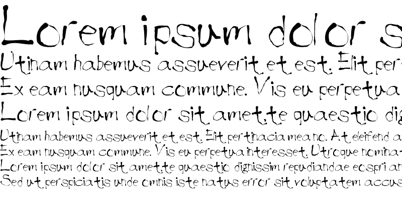 Sample of Handwrite-Inkbl Regular