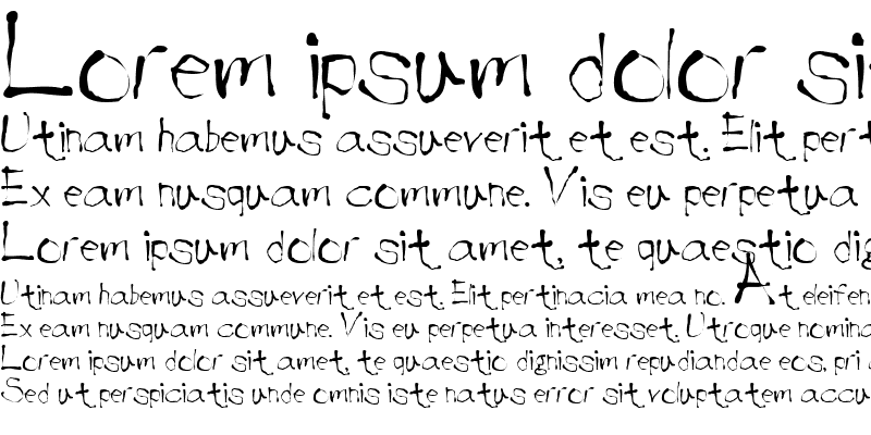 Sample of Handwrite Inkblot