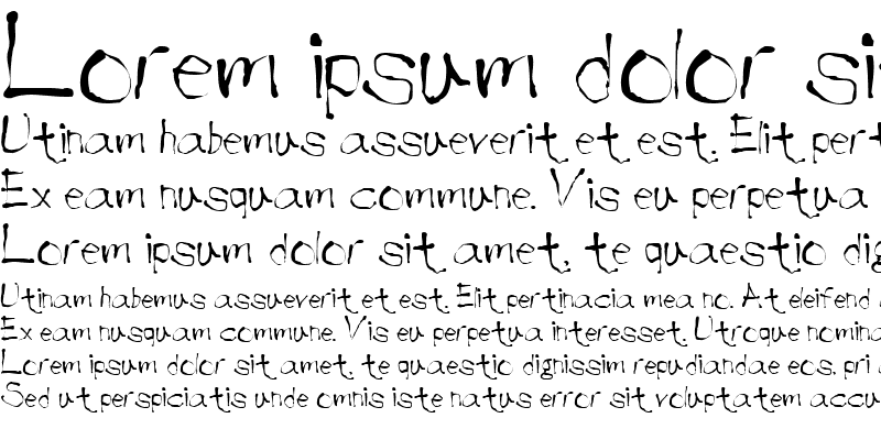 Sample of Handwrite InkblotA