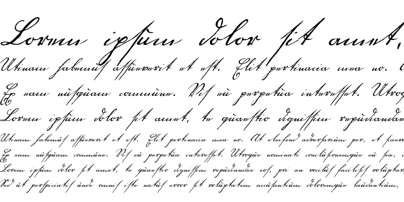 Sample of Handwriting1800