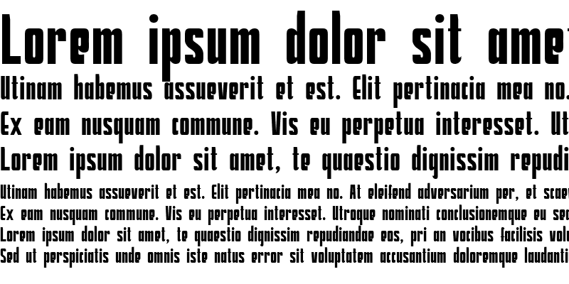 Sample of Harita Extra Condensed