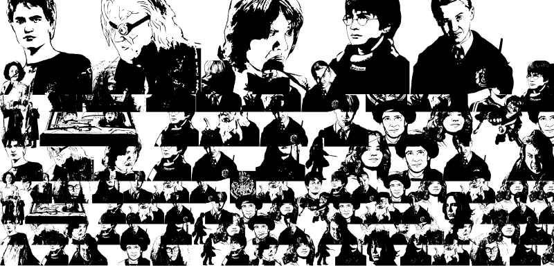 Sample of Harry Potter and the Dingbats Regular