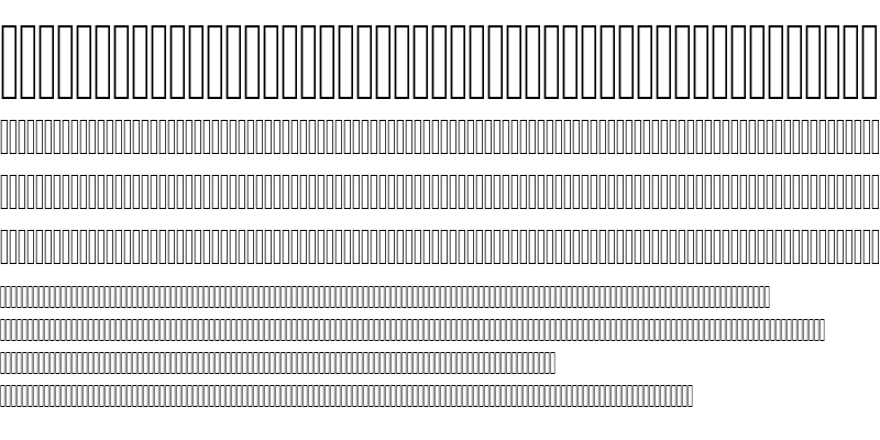 Sample of Hassan Latin Figures Bold