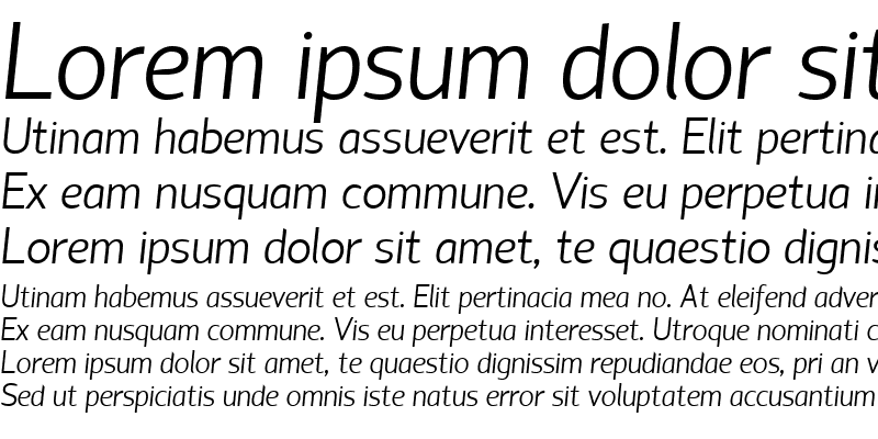 Sample of Hattori Hanzo Light Italic