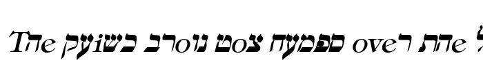 Preview of Hebrew Italic