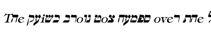 Preview of Hebrew-Italic Regular