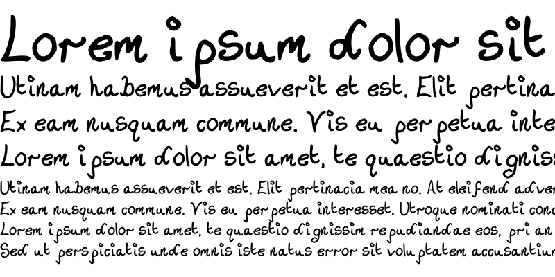 Sample of Helena-Lou Script 2