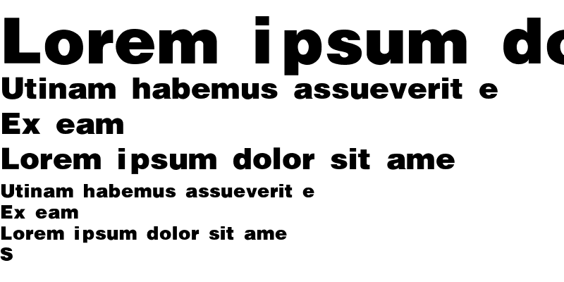Sample of Helvetica-Black-SemiBold