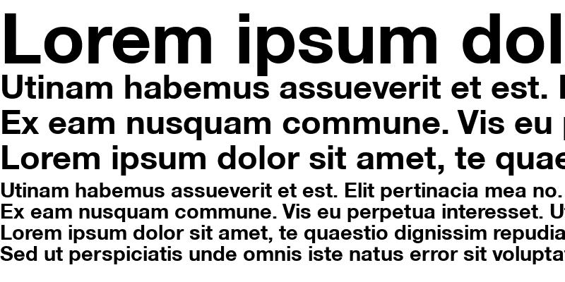 Sample of Helvetica CE 55 Roman Bold