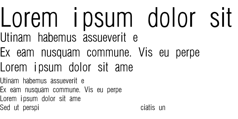 Sample of Helvetica-Condensed-Light-Light