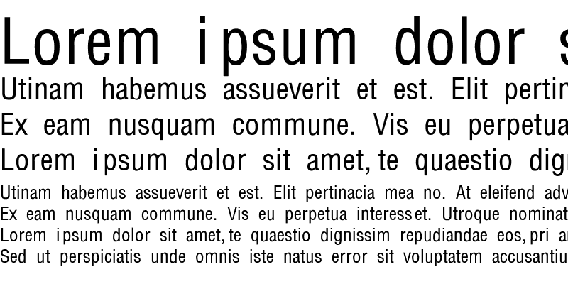 Sample of Helvetica-Condensed-Thin Regular