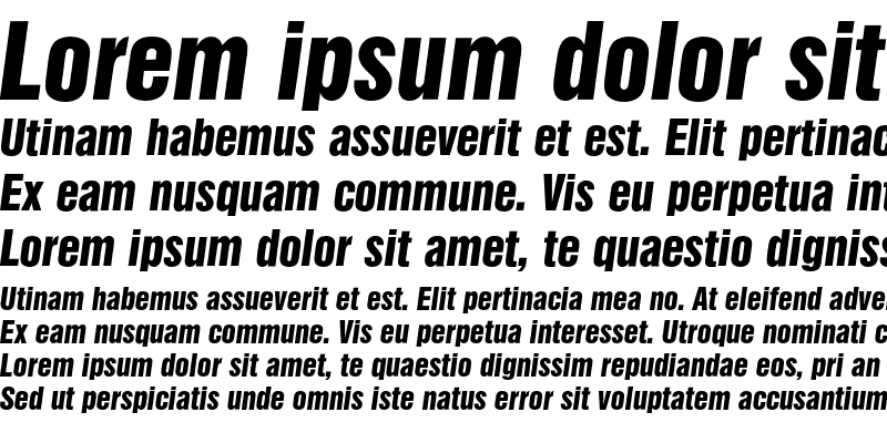 Sample of Helvetica Inserat BQ Regular
