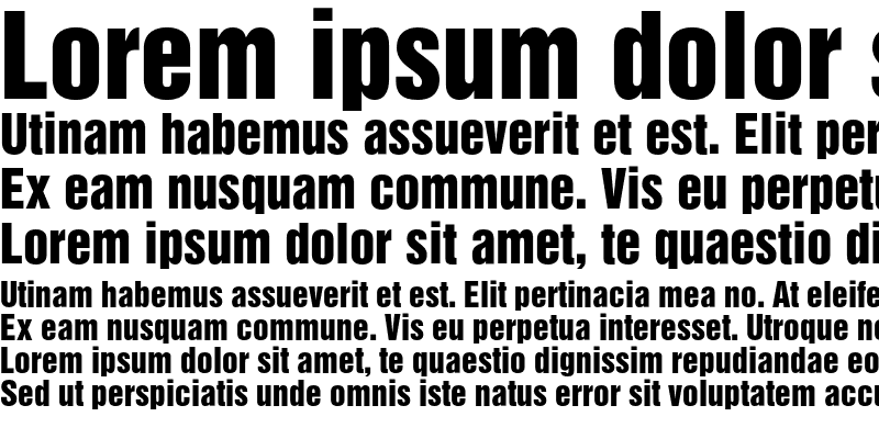 Sample of Helvetica Inserat Cyrillic Upri