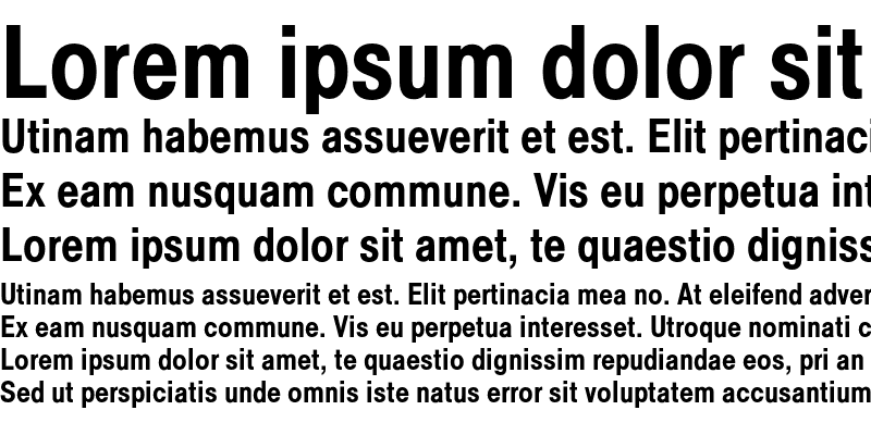 Sample of Helvetica Medium Condensed Plai Regular