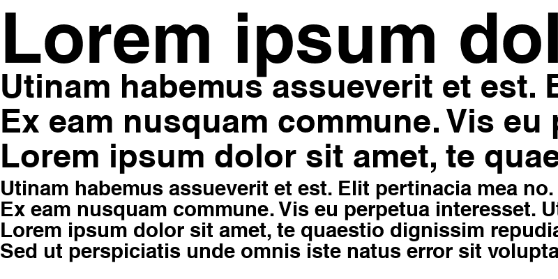 Sample of Helvetica-Narrow Bold