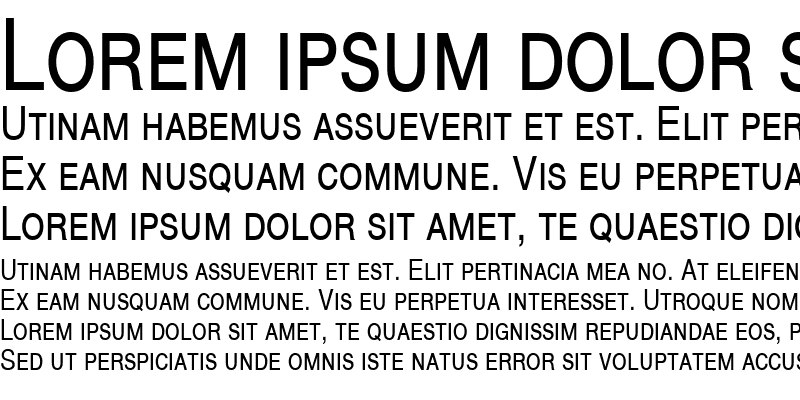 Sample of Helvetica Narrow SC