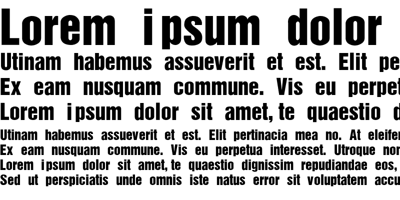 Sample of Helvetica-Roman-SemiB Regular