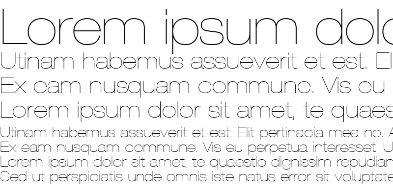 Sample of Helvetica23-ExtendedUltraLight Ultra Light