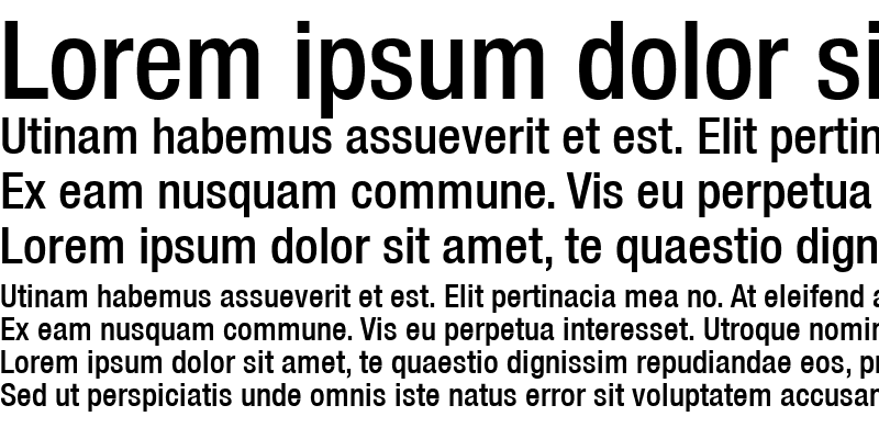 Sample of Helvetica67-CondensedMedium