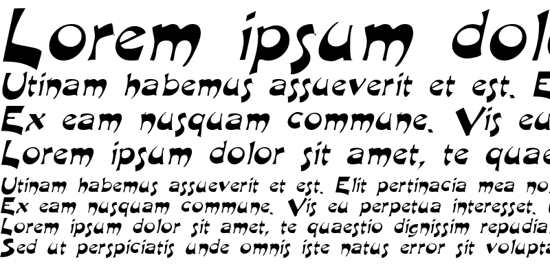 Sample of HepaticaDisplaySSK Italic