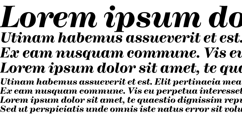 Sample of Hercules Medium Medium Bold Italic