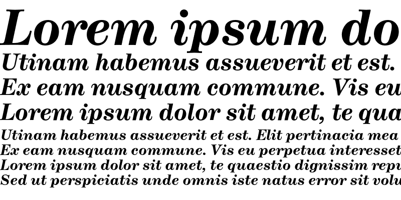 Sample of Hercules Text Bold Italic