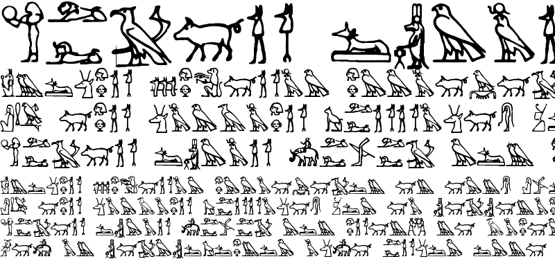 Sample of Hieroglify