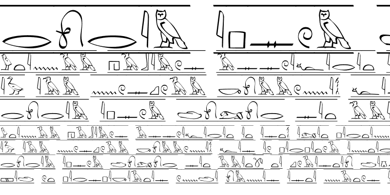 Sample of Hieroglyphic Cartouche