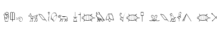 Preview of Hieroglyphic Decorative Regular