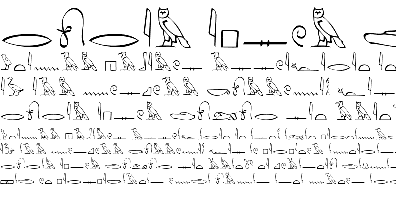 Sample of Hieroglyphic Phonetic