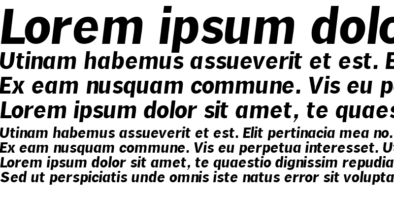 Sample of HieroSSK Italic