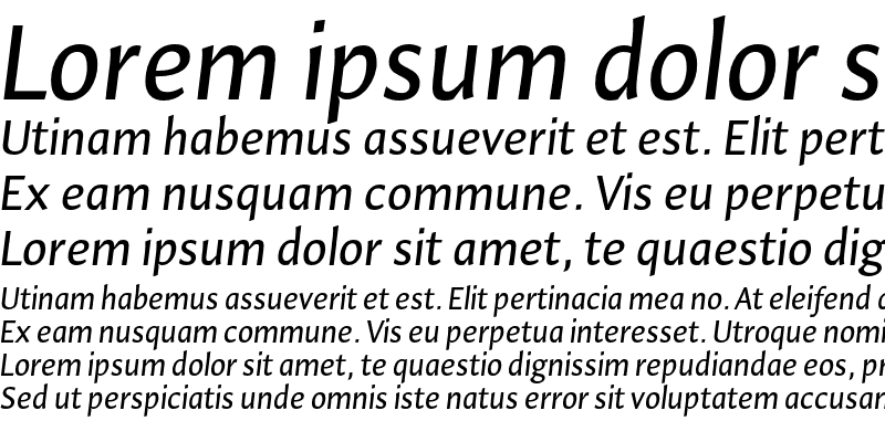 Sample of Hildegard LT Std Italic