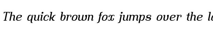 Preview of Hindsight Unicode Italic