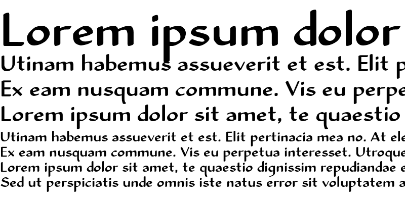 Sample of Holly Sans