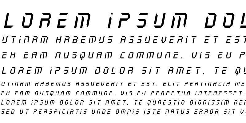 Sample of Holo-Jacket Title Italic