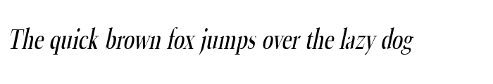Preview of Horn Condensed Italic