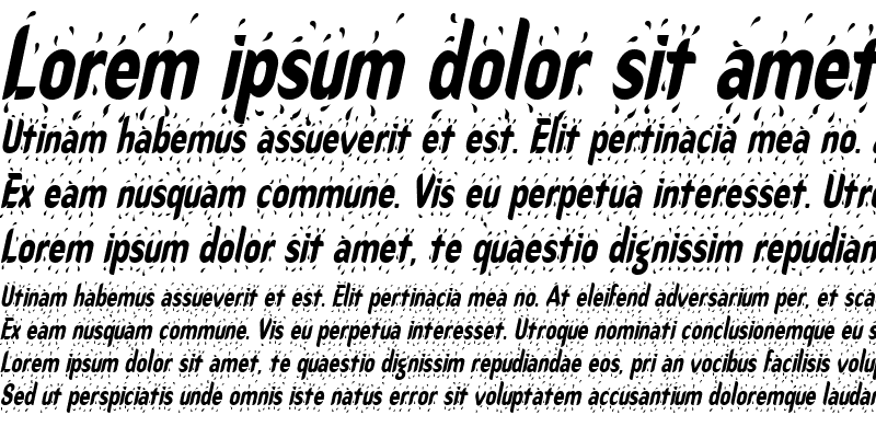 Sample of HotStuff-Condensed Italic