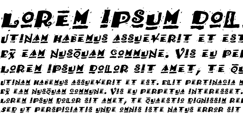 Sample of HotTamale Italic