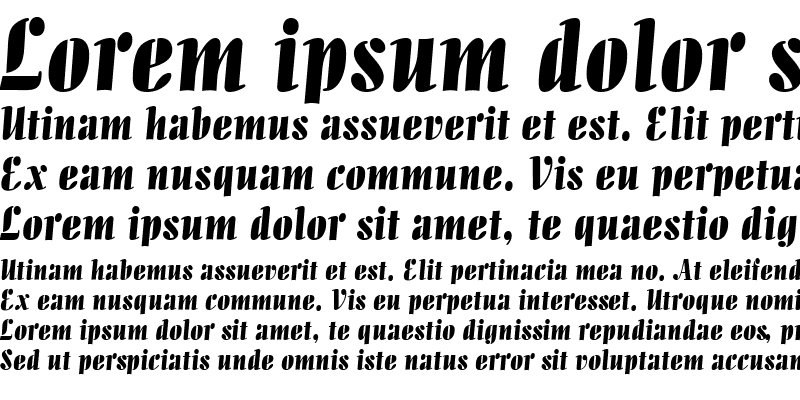 Sample of HP-Allegro Regular