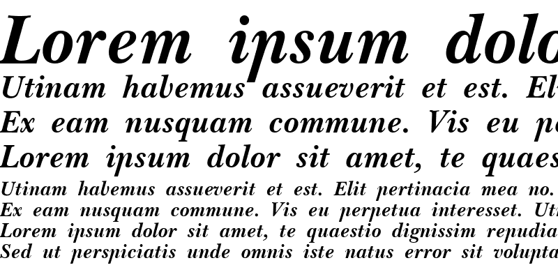 Sample of HP-Olympic Bold Italic