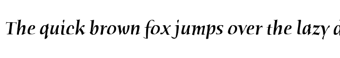 Preview of HumanaSerifITC-Medium MediumItalic